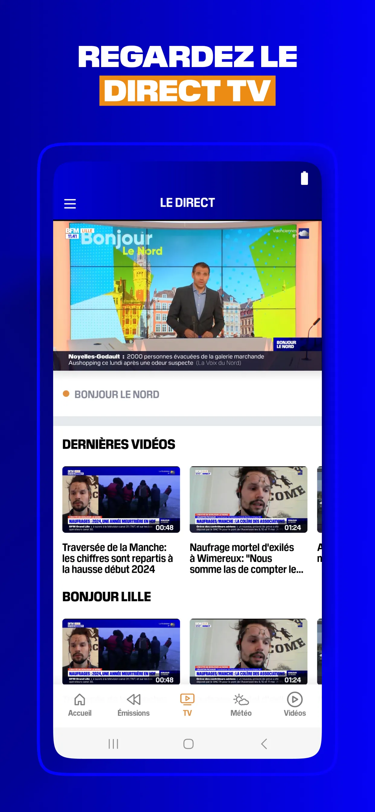 BFM Grand Lille - news & météo | Indus Appstore | Screenshot