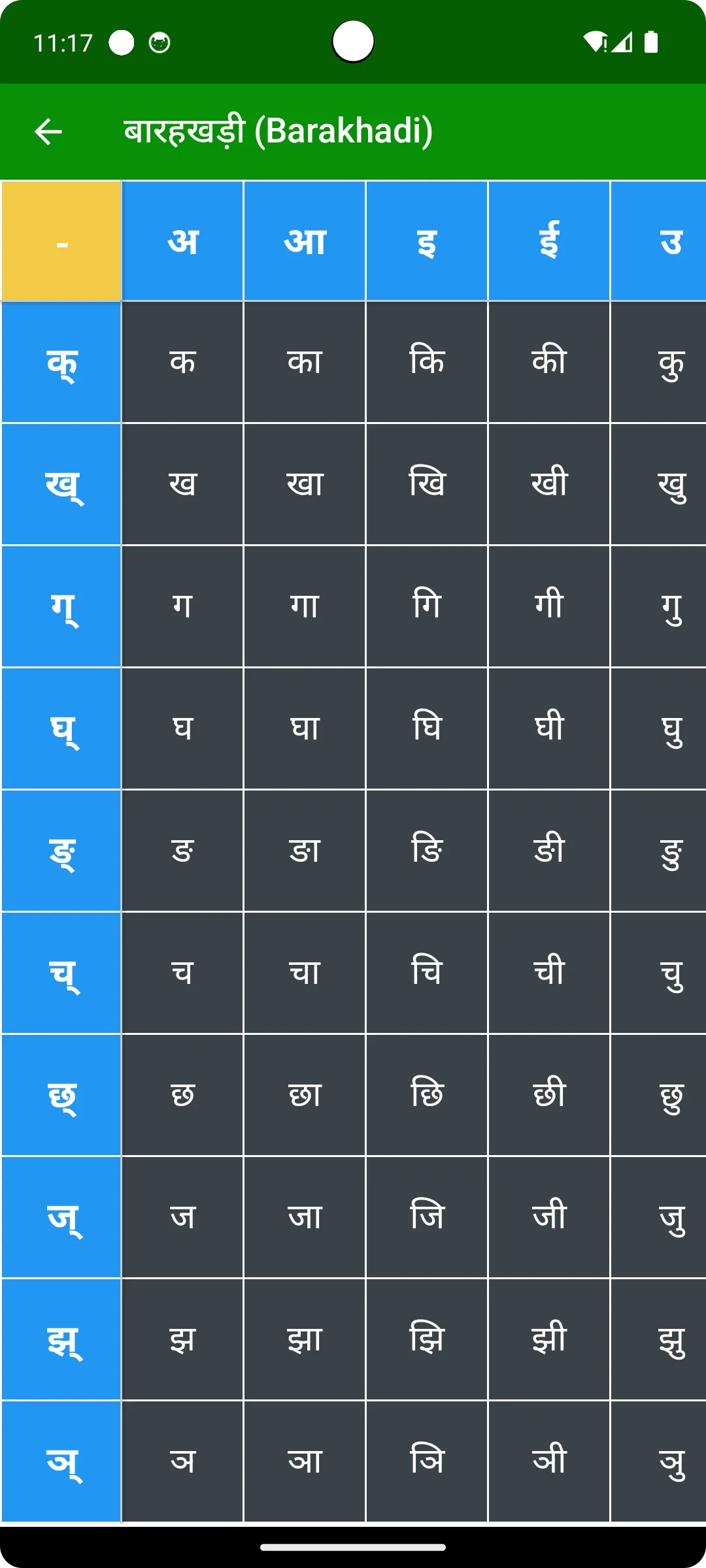 Write Hindi Letters | Indus Appstore | Screenshot