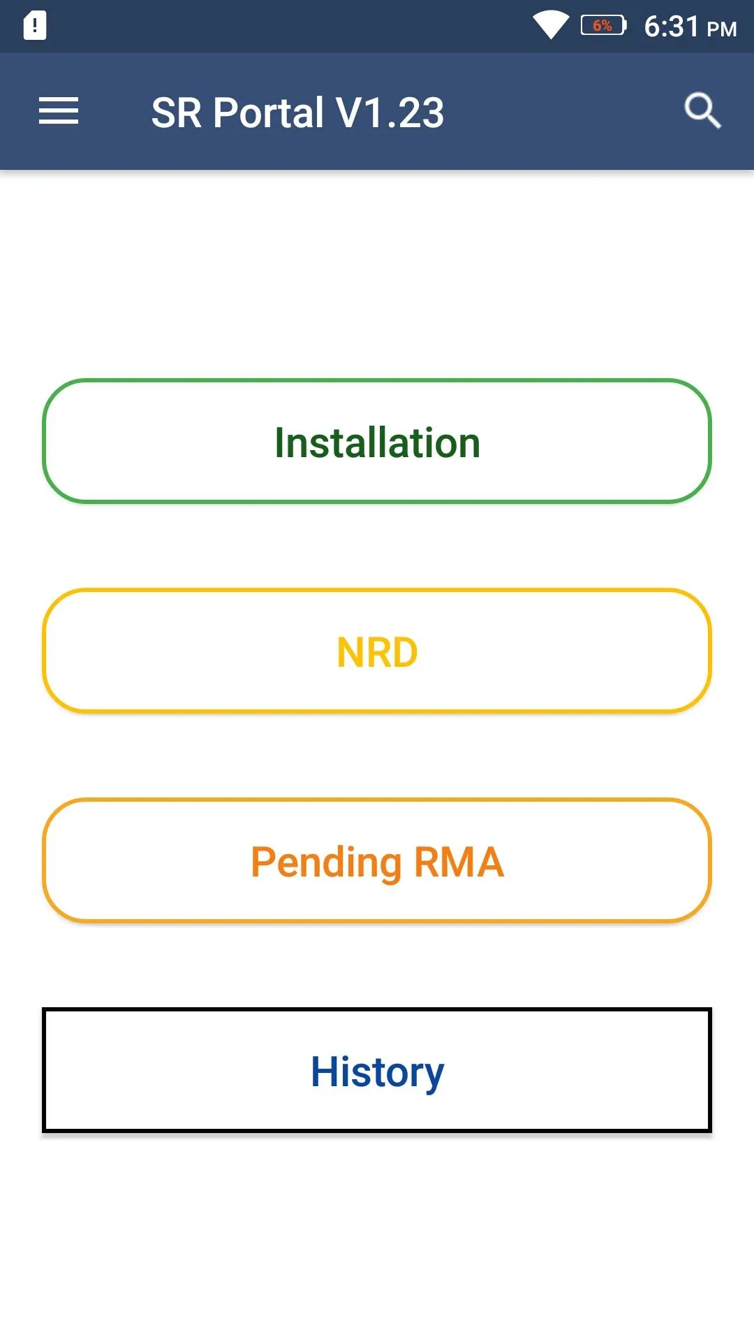 Trimble SR Portal | Indus Appstore | Screenshot