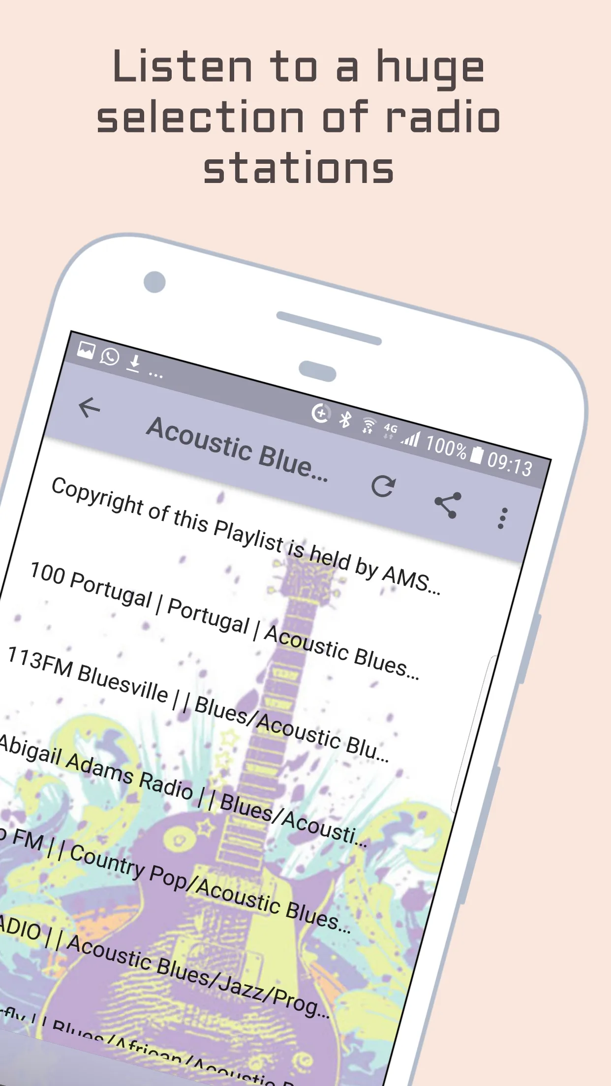 Acoustic Blues Radio Stations | Indus Appstore | Screenshot