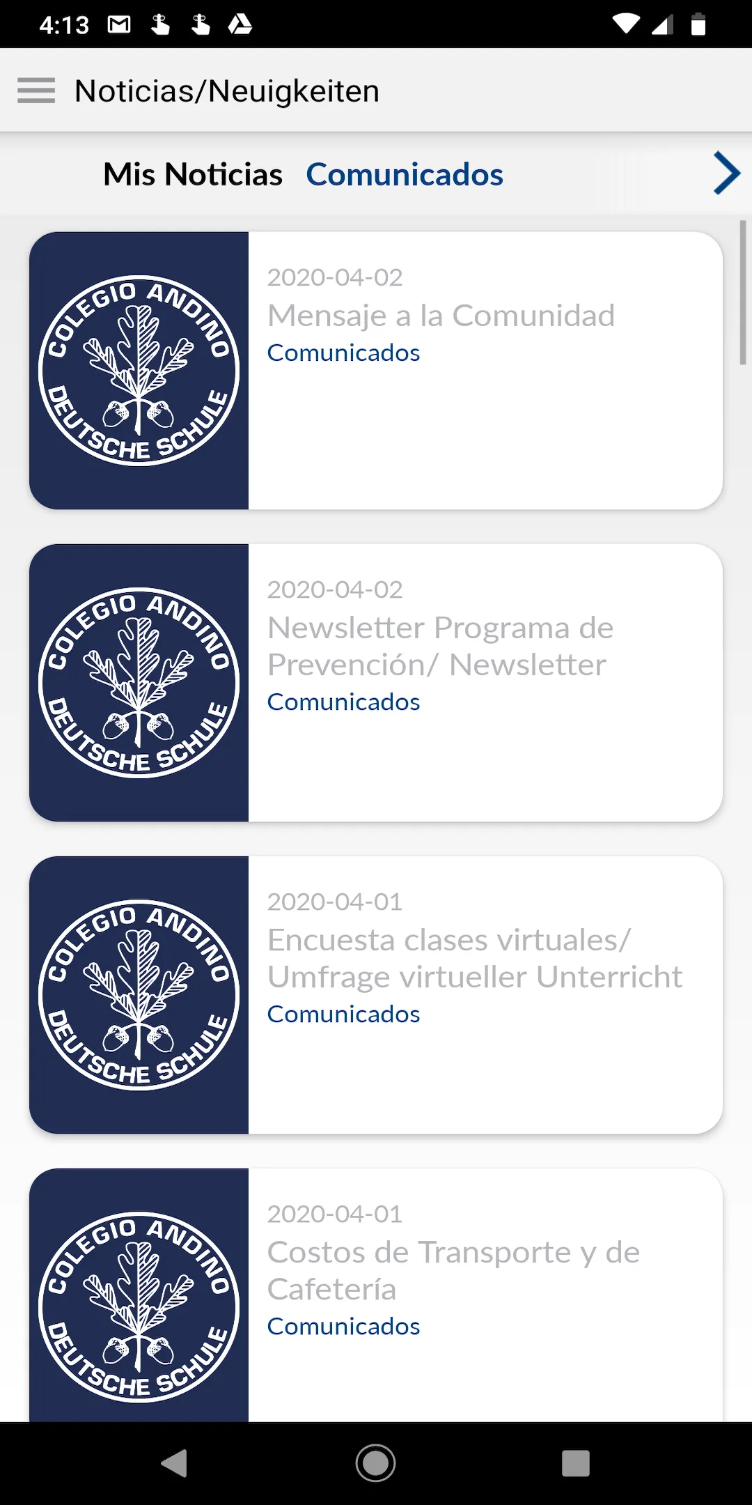 Colegio Andino | Indus Appstore | Screenshot