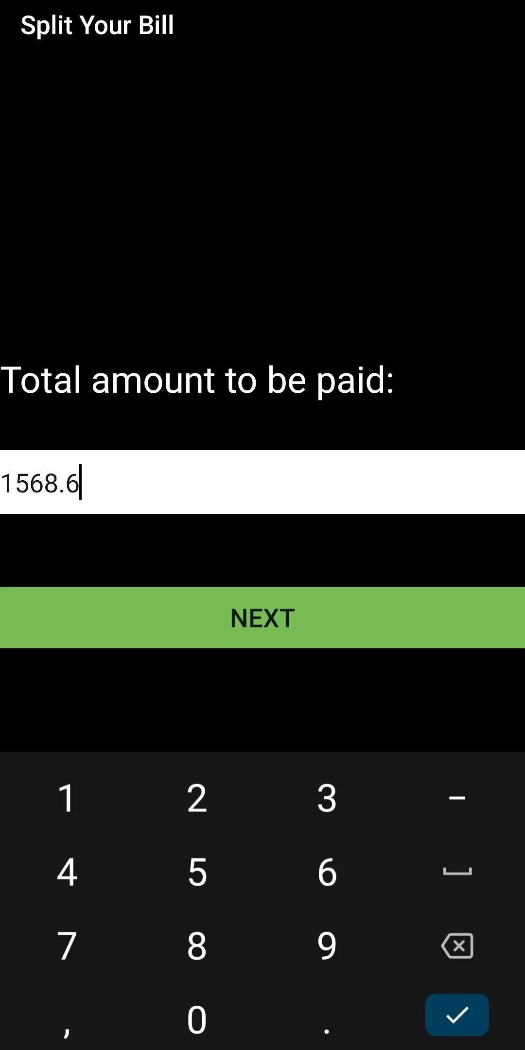 Bill/Check Splitter - Share yo | Indus Appstore | Screenshot