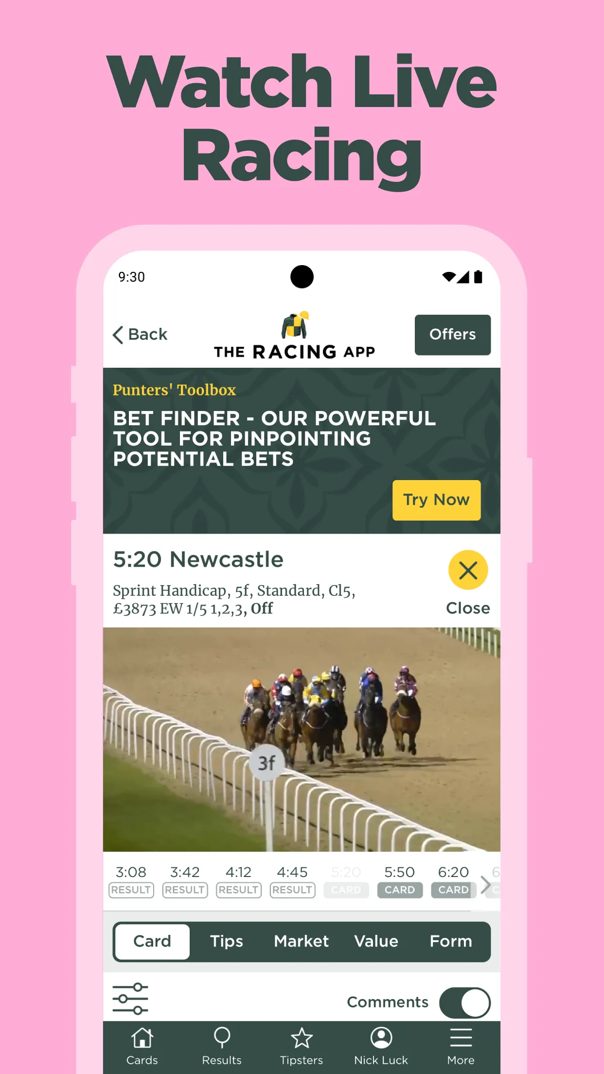 The Racing App | Indus Appstore | Screenshot