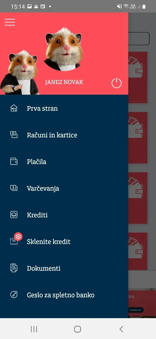 Addiko Mobile Slovenija | Indus Appstore | Screenshot