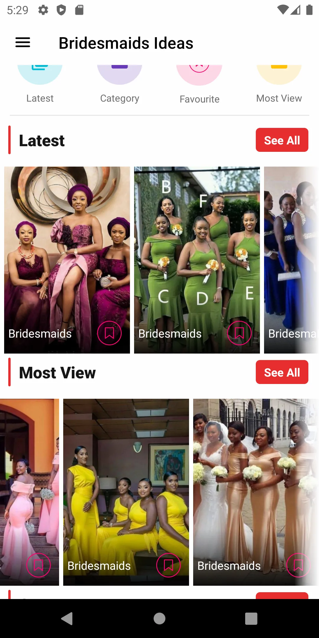 Bridesmaid Dresses Ideas | Indus Appstore | Screenshot