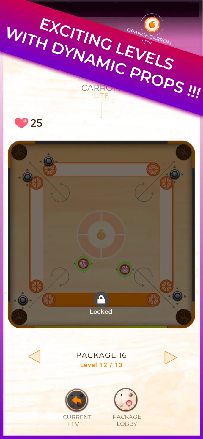 Trickshot: Orange Carrom Lite | Indus Appstore | Screenshot