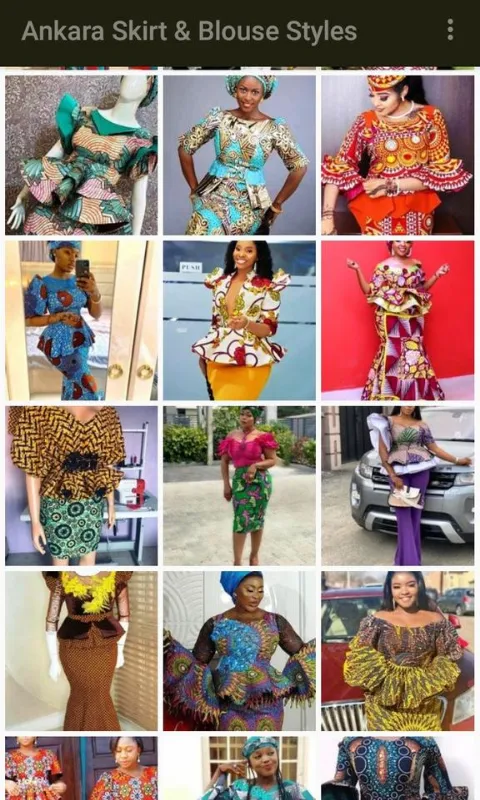 Ankara Skirt & Blouse Styles | Indus Appstore | Screenshot