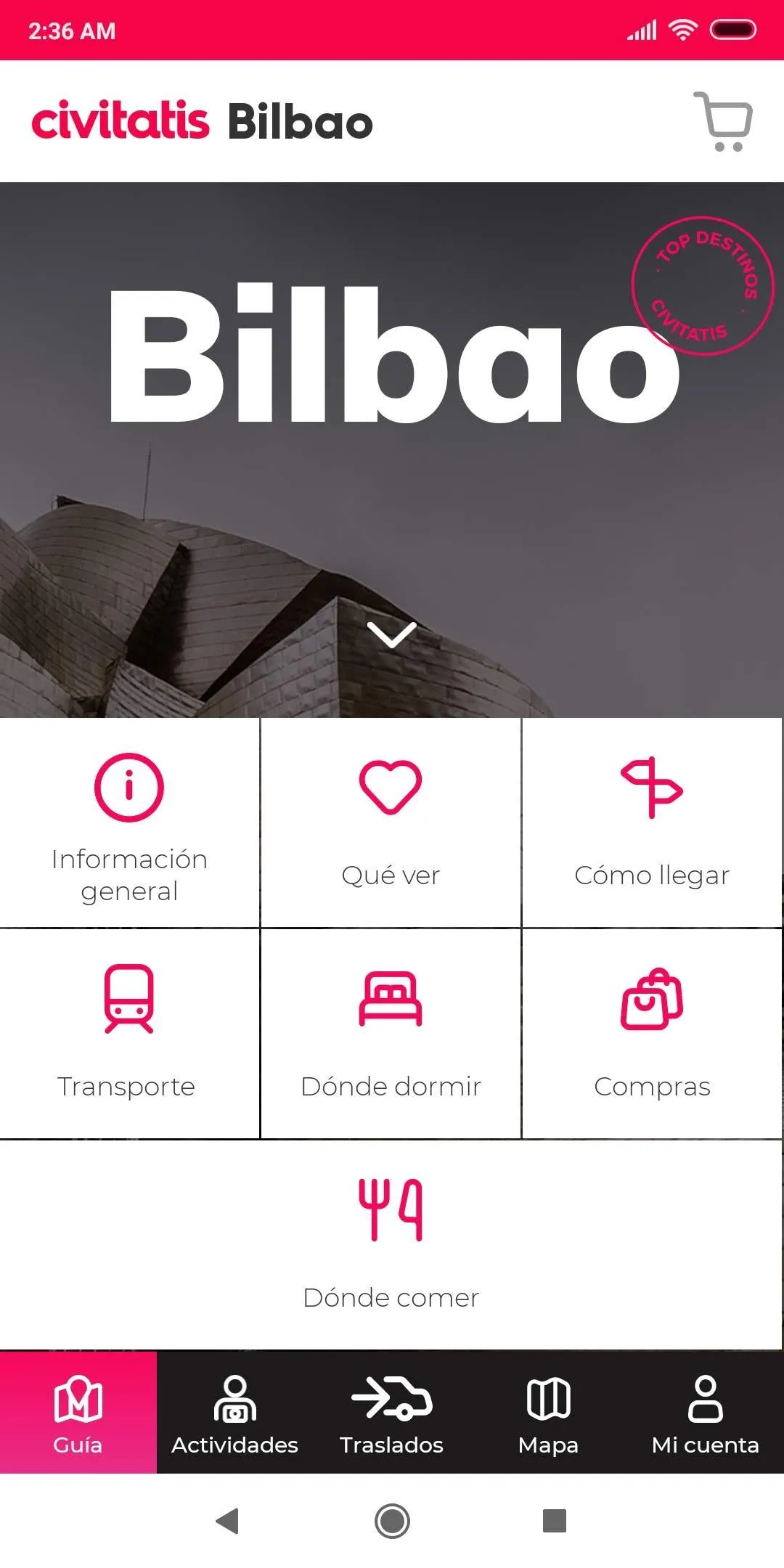 Guía de Bilbao por Civitatis | Indus Appstore | Screenshot