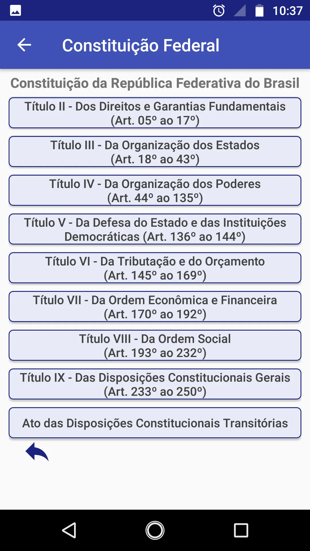 Constituição Federal 2025 | Indus Appstore | Screenshot