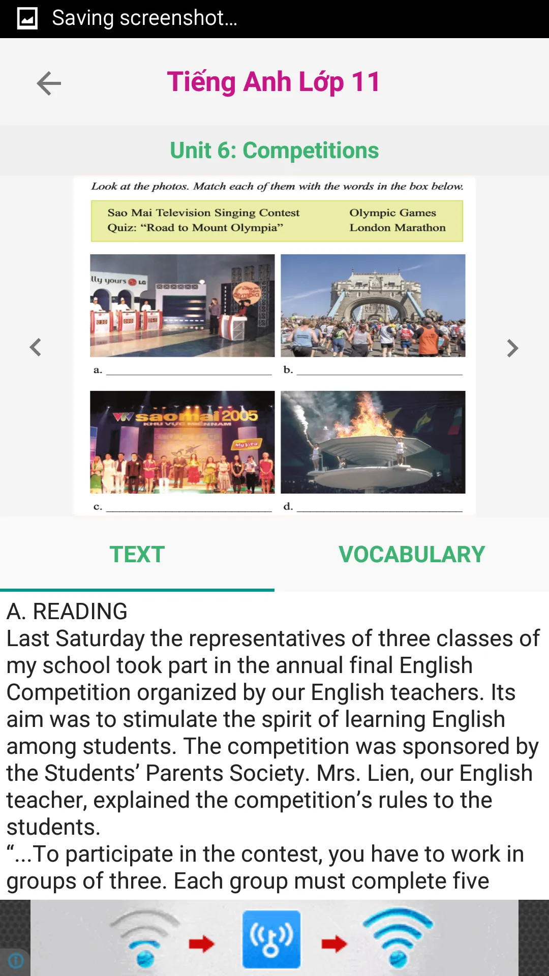 Tieng Anh Lop 11 - English 11 | Indus Appstore | Screenshot