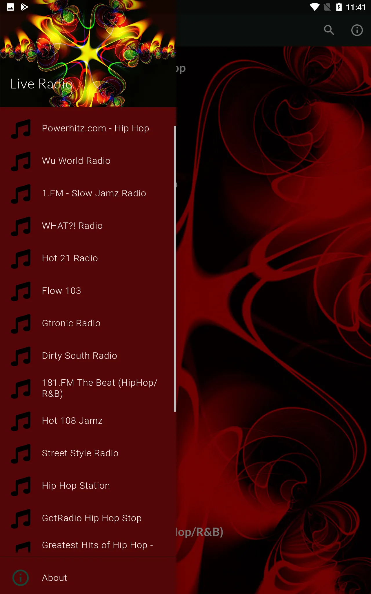 Live Hip Hop Radio - Rap Urban | Indus Appstore | Screenshot