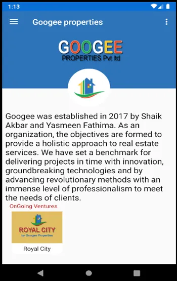 Googee Properties | Indus Appstore | Screenshot