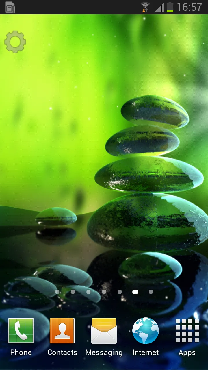 Green Zen Live Wallpaper | Indus Appstore | Screenshot