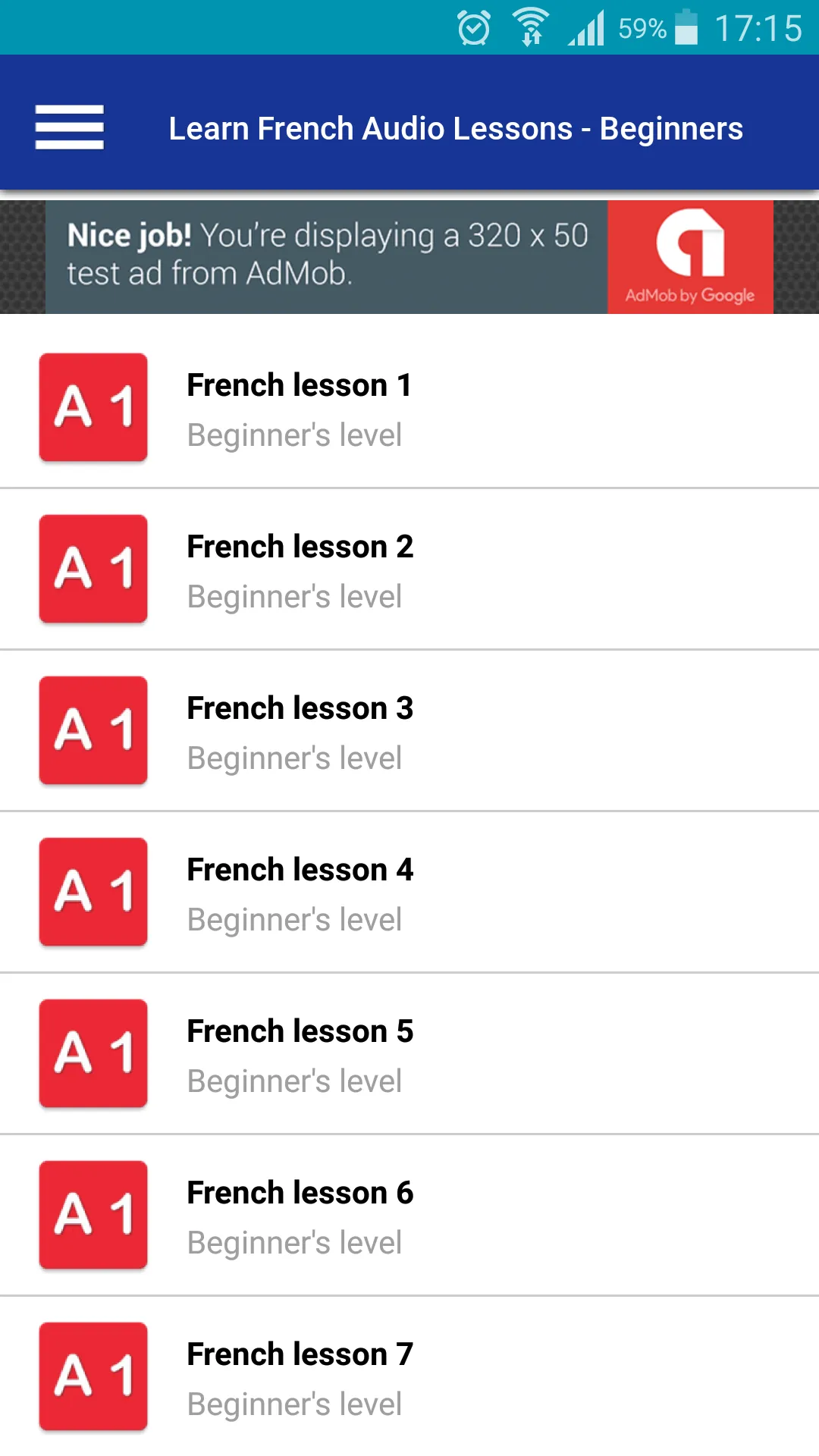 Learn French for Beginners | Indus Appstore | Screenshot