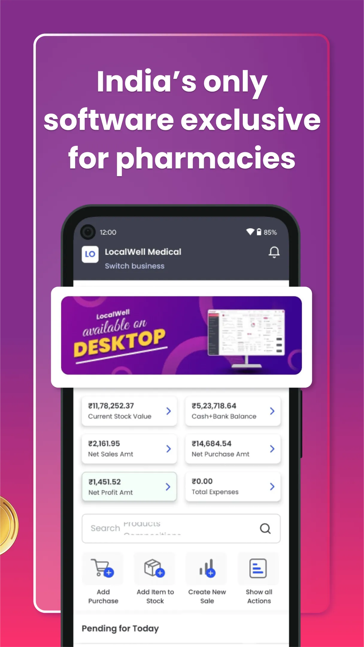 Pharmacy Medical Store Billing | Indus Appstore | Screenshot