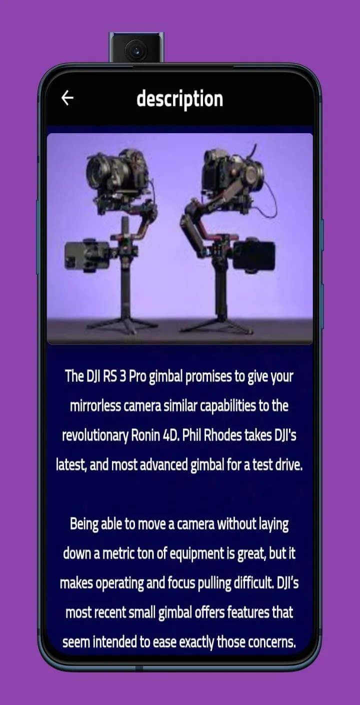 DJI RONIN RS 3 GUIDE | Indus Appstore | Screenshot