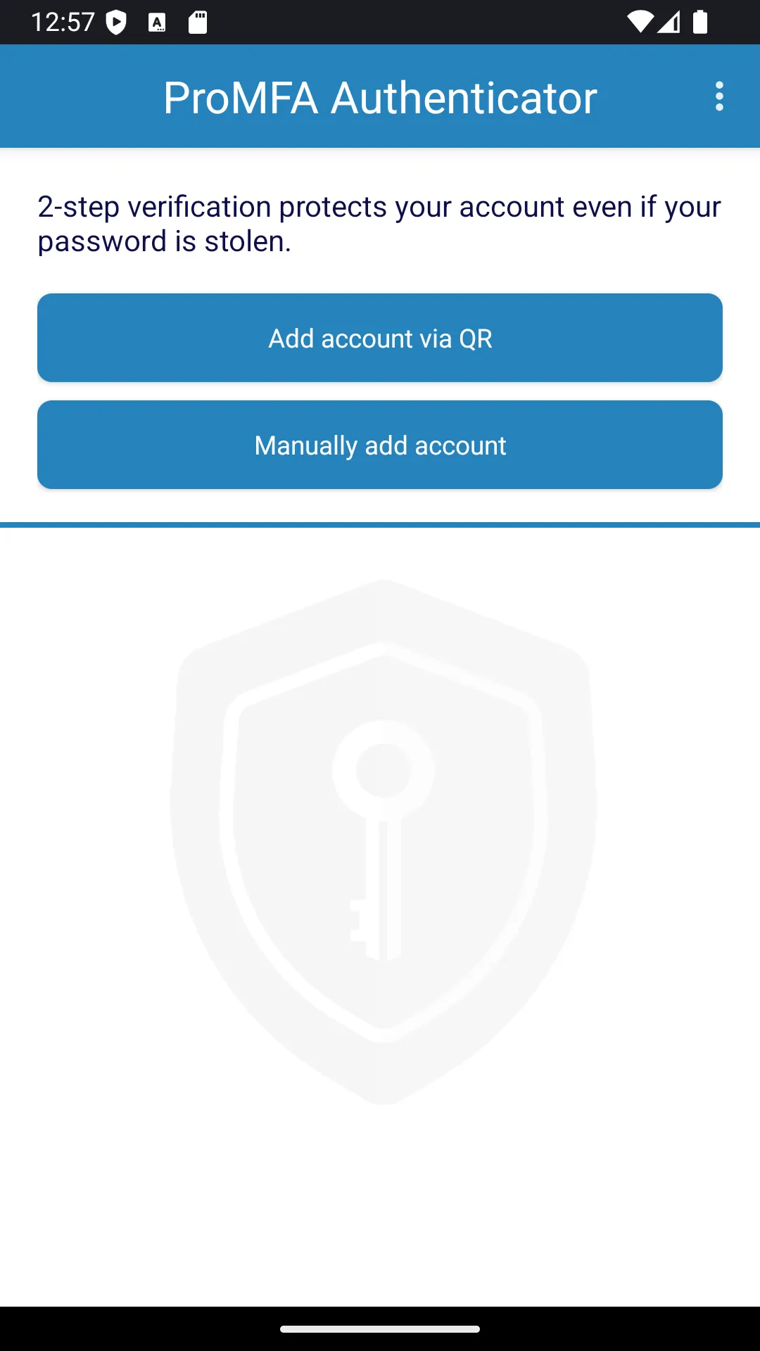 ProMFA Authenticator | Indus Appstore | Screenshot