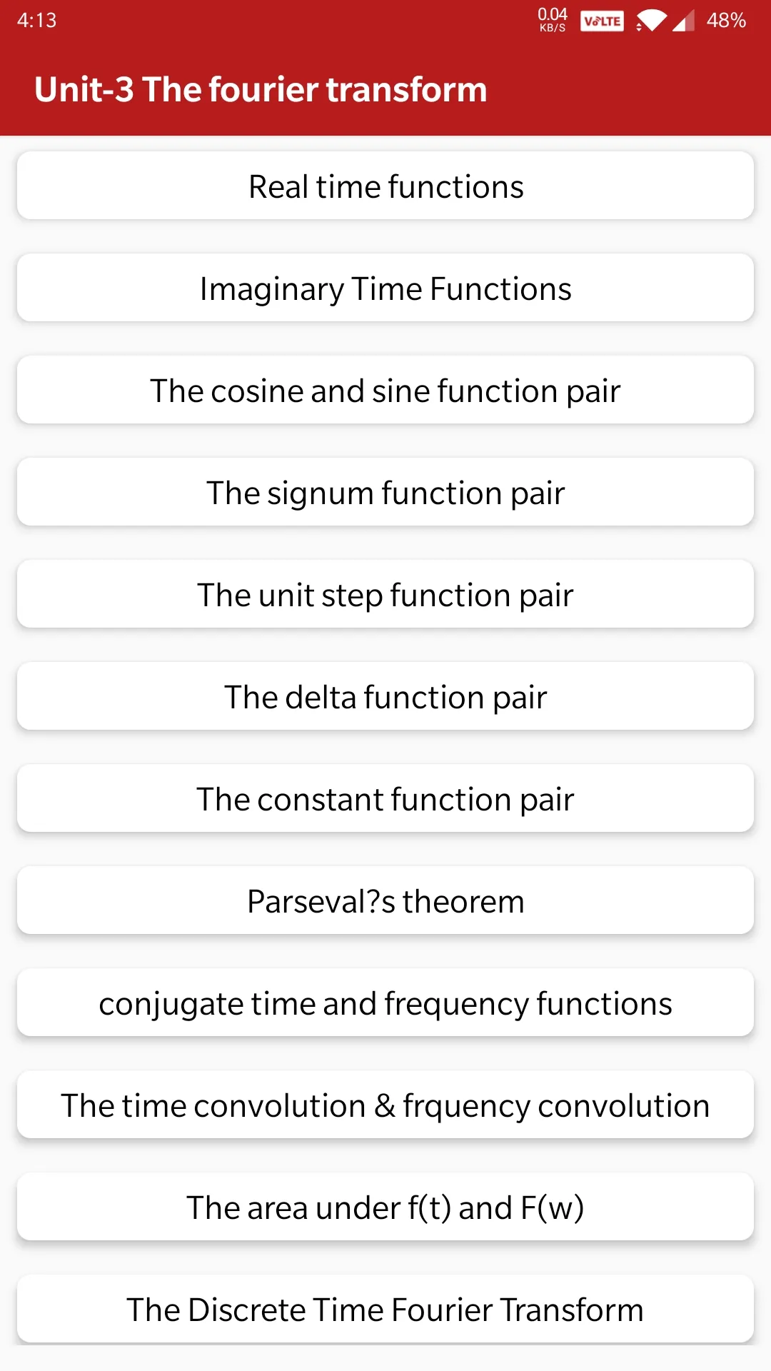 Signals And Systems | Indus Appstore | Screenshot