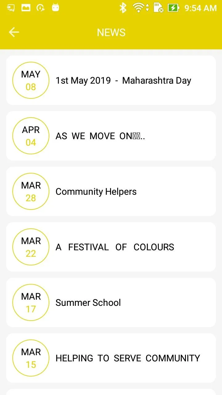 St Andrew's High School Bandra | Indus Appstore | Screenshot