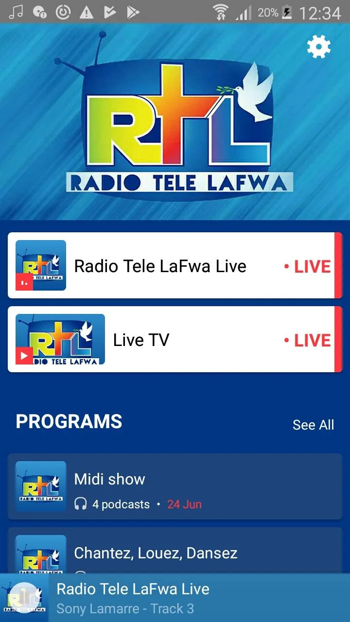 Radio Tele LaFwa | Indus Appstore | Screenshot