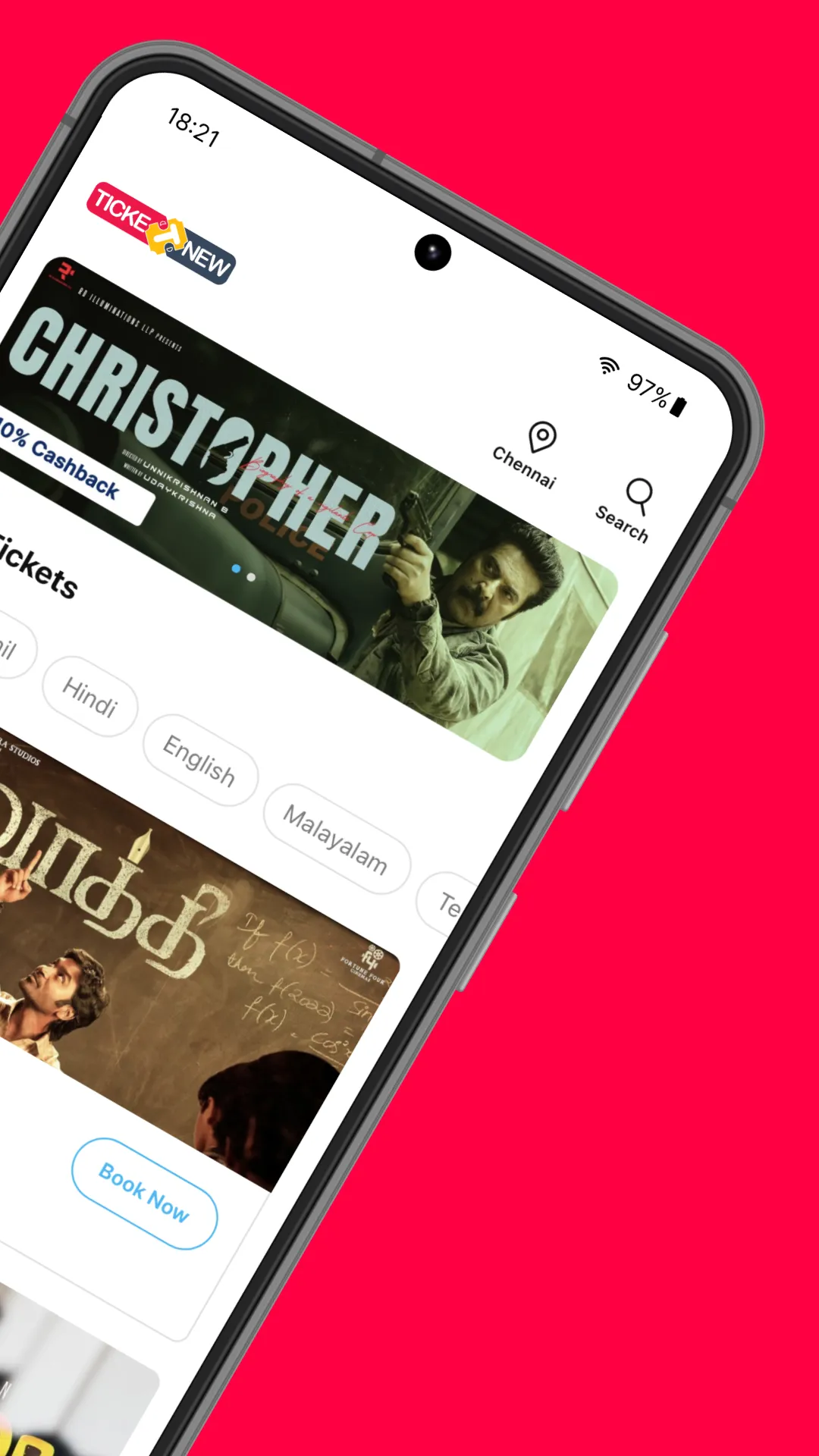 TicketNew: Book Movie Tickets | Indus Appstore | Screenshot