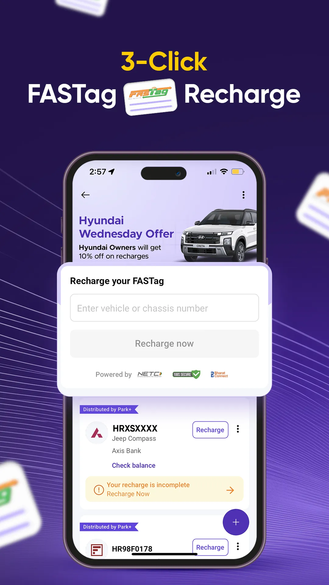 Park+ Car Loan, FASTag, Money | Indus Appstore | Screenshot