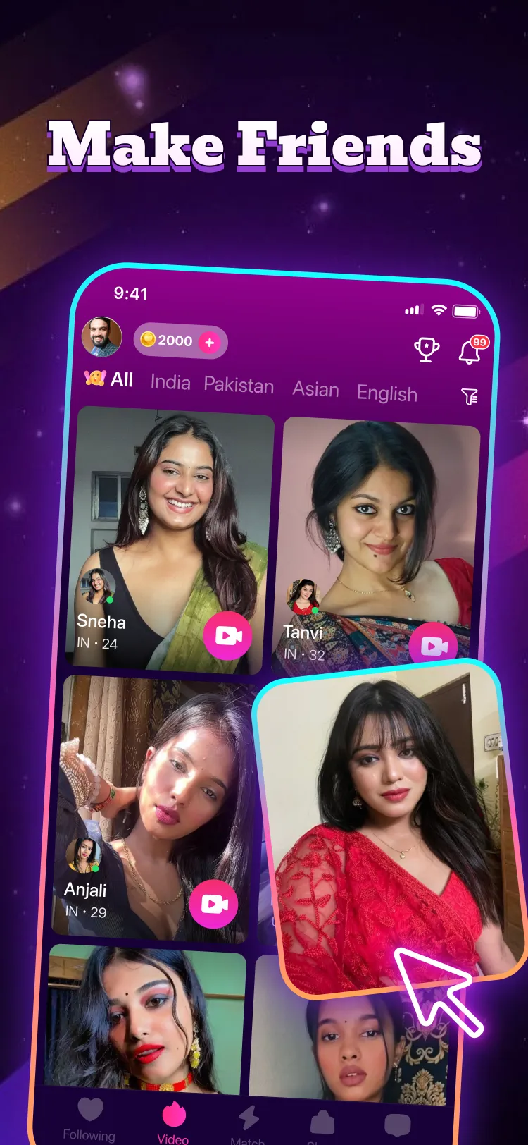 Zanex Pro -Video Chats&Friends | Indus Appstore | Screenshot