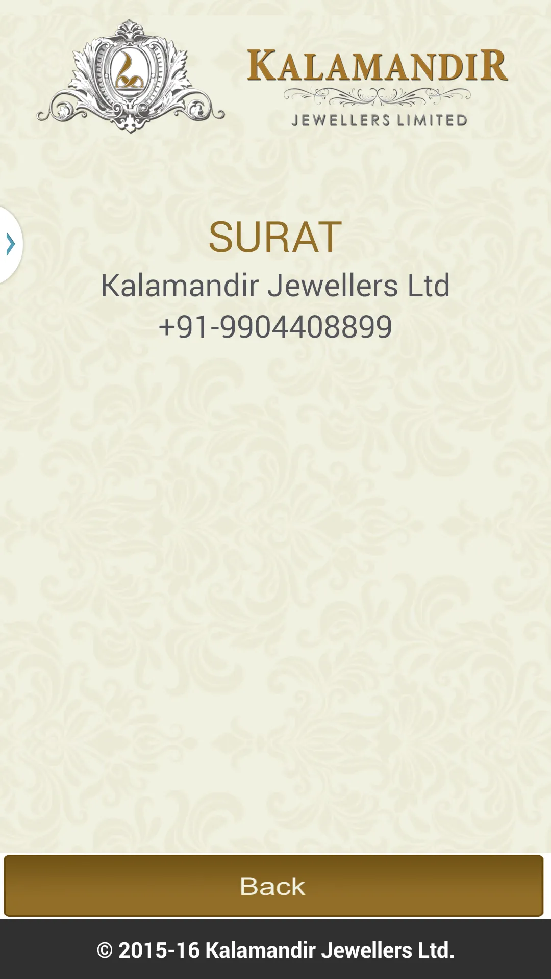 KALAMANDIR JEWELLERS LTD. | Indus Appstore | Screenshot