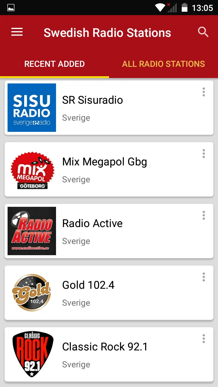 Sweden Radio Stations | Indus Appstore | Screenshot