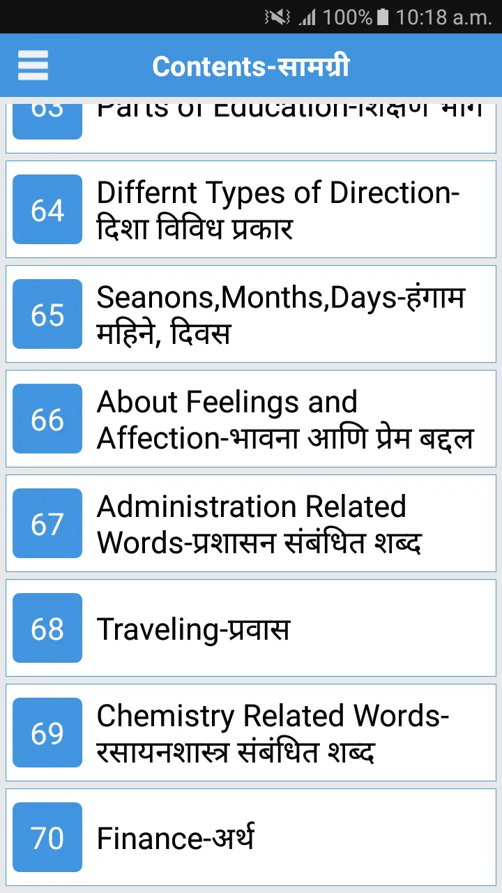 Daily Words English to Marathi | Indus Appstore | Screenshot