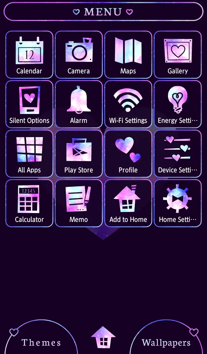 Galaxy Heart Theme | Indus Appstore | Screenshot