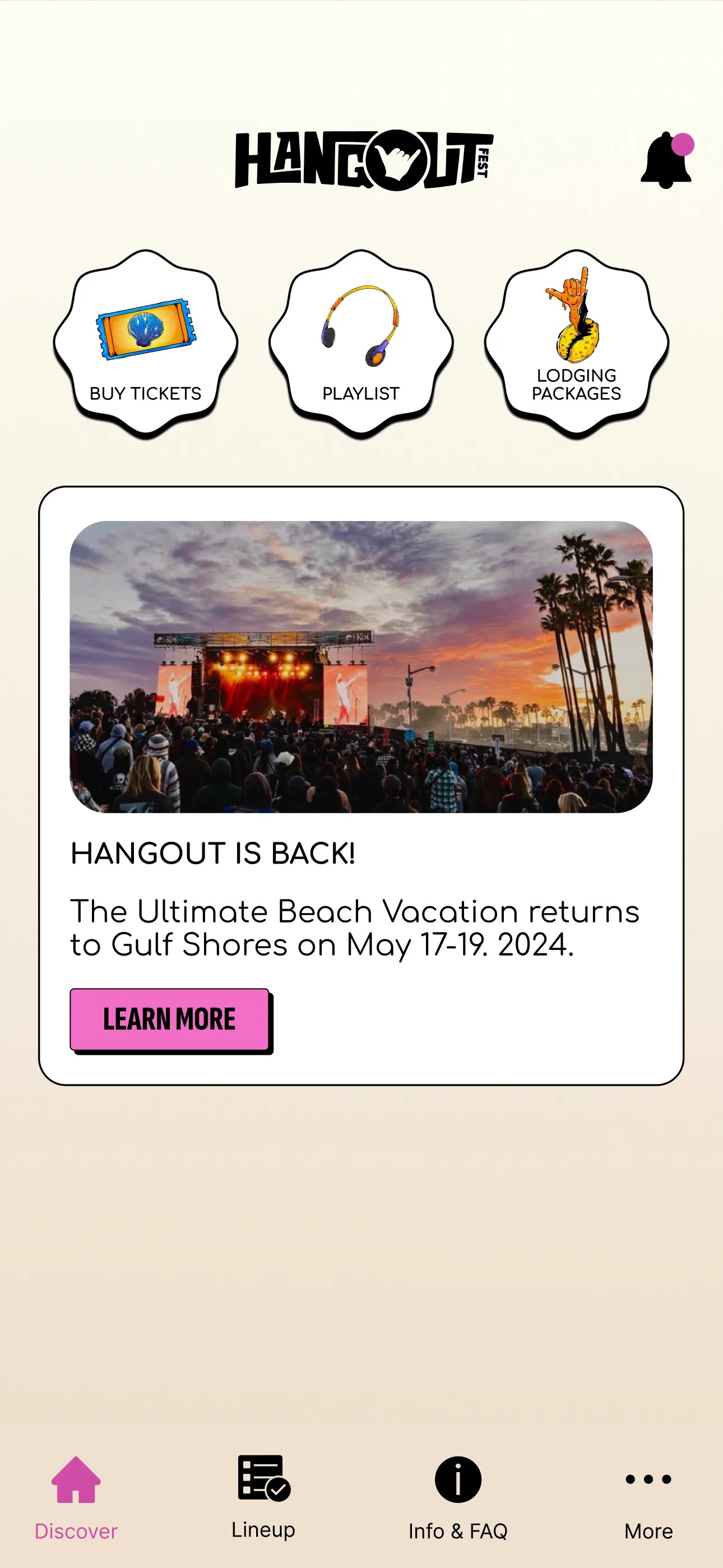 Hangout Music Festival | Indus Appstore | Screenshot