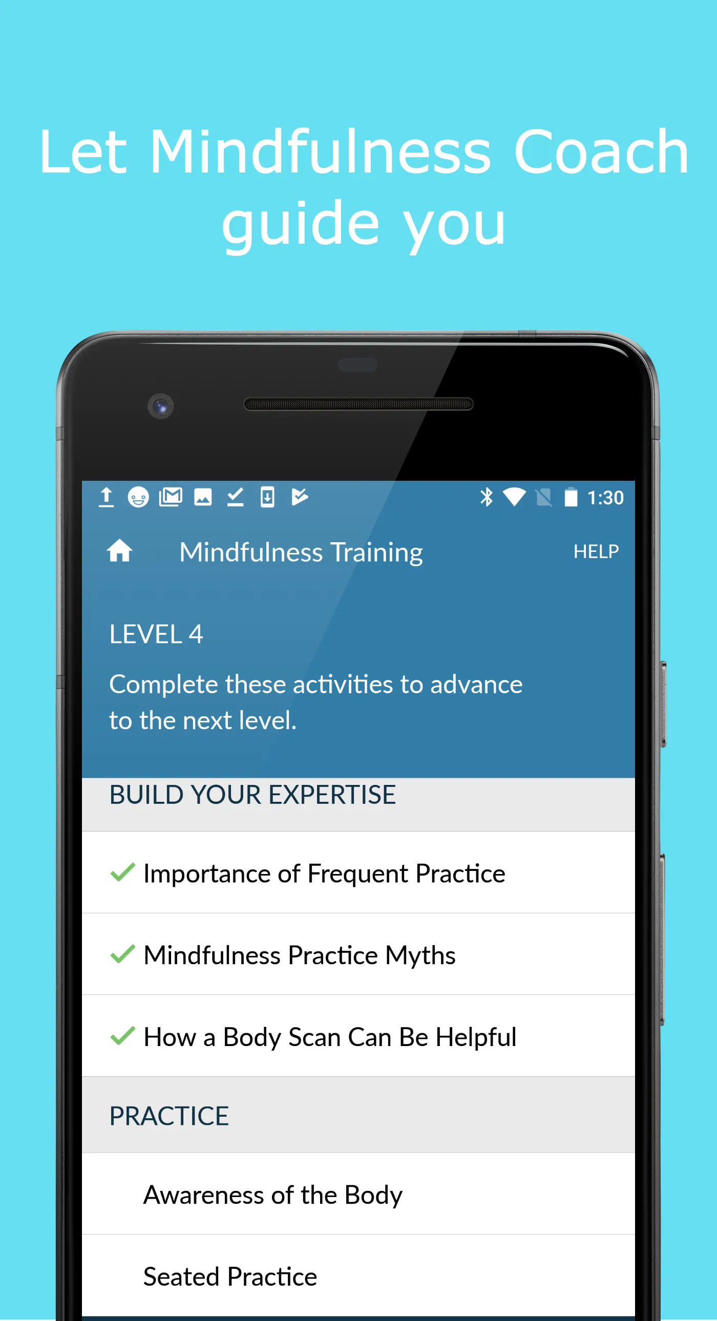 Mindfulness Coach | Indus Appstore | Screenshot