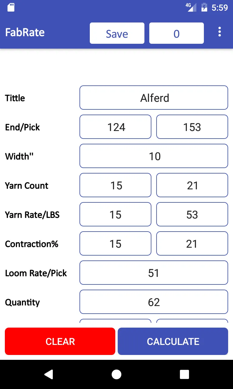 FabRate - Textile Calculator | Indus Appstore | Screenshot