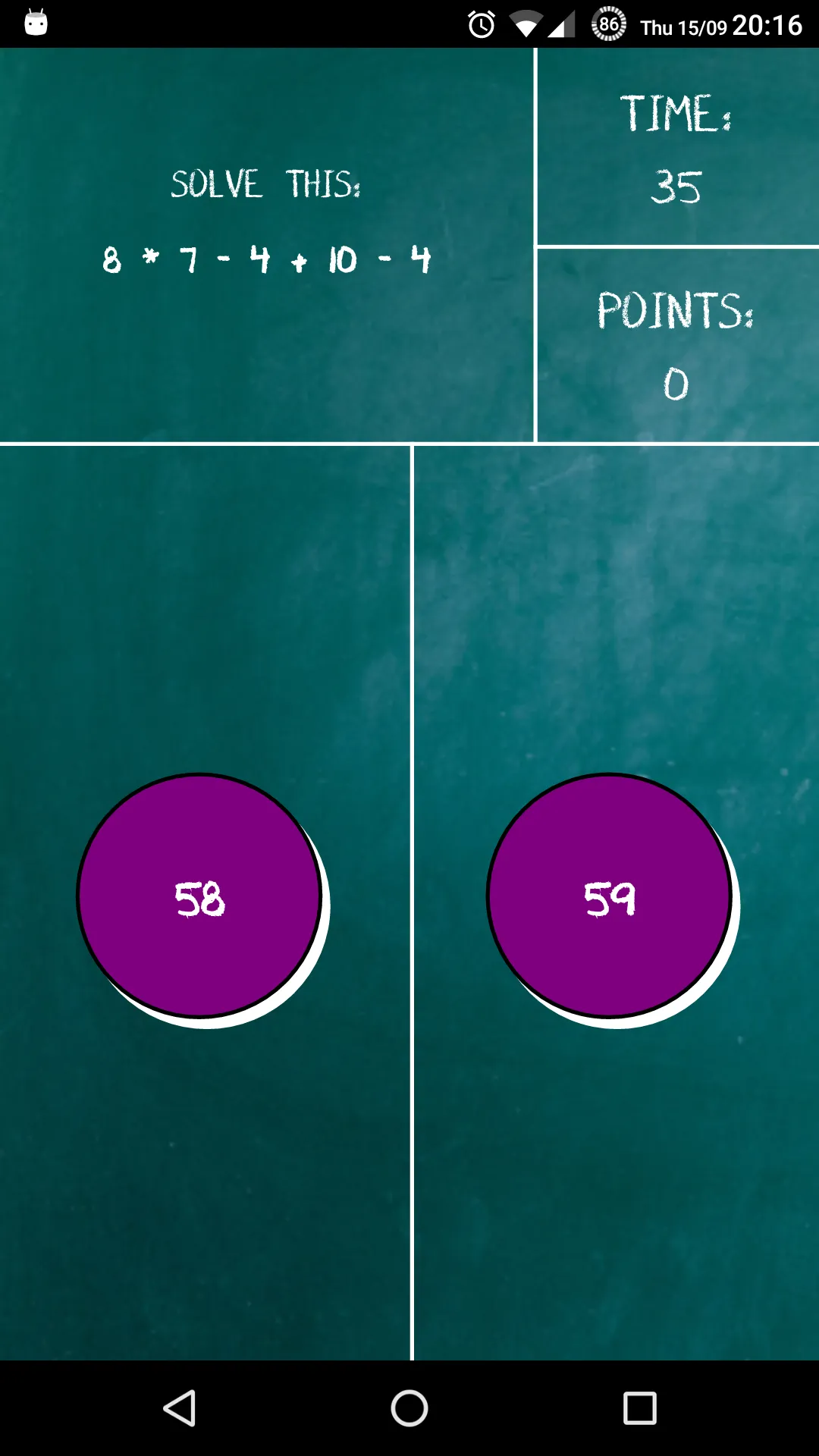 40 Seconds Math | Indus Appstore | Screenshot