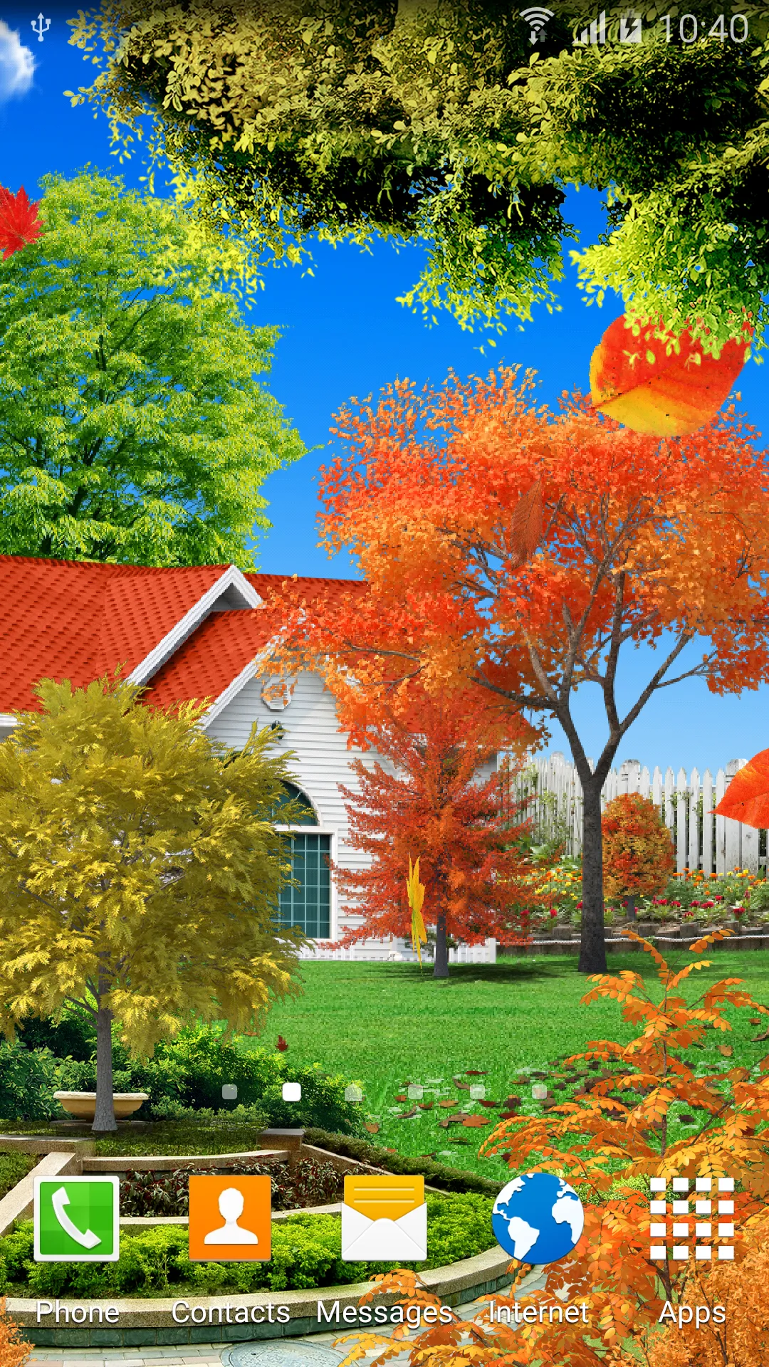 Autumn Garden Live Wallpaper | Indus Appstore | Screenshot