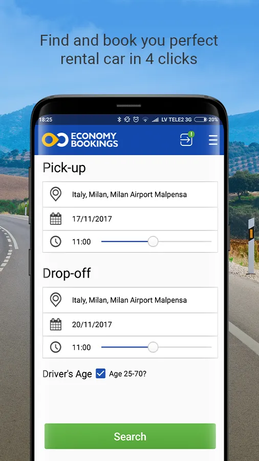 EconomyBookings Car Rental | Indus Appstore | Screenshot