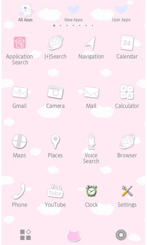 Cute Theme Fluffy Love | Indus Appstore | Screenshot