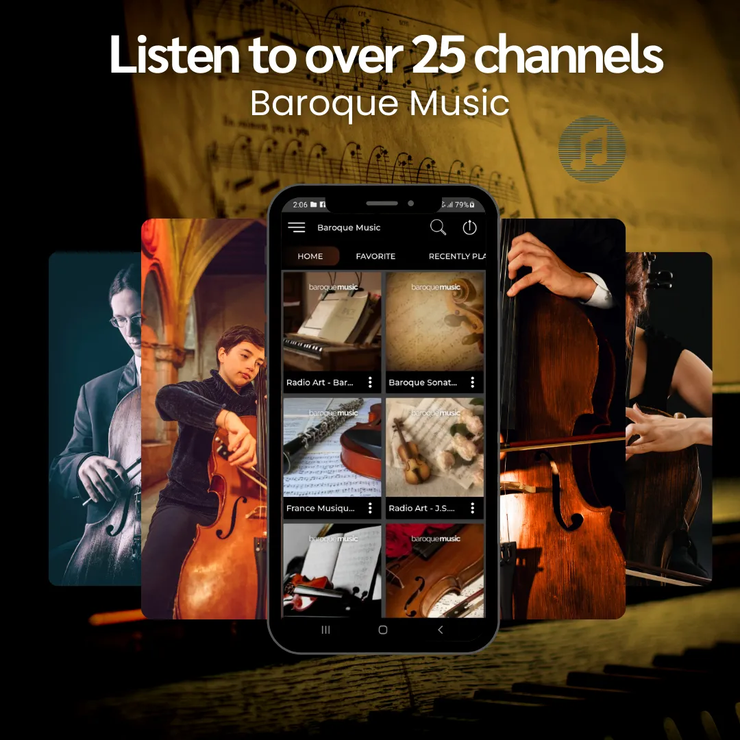 Baroque Music Radio - Adagios | Indus Appstore | Screenshot