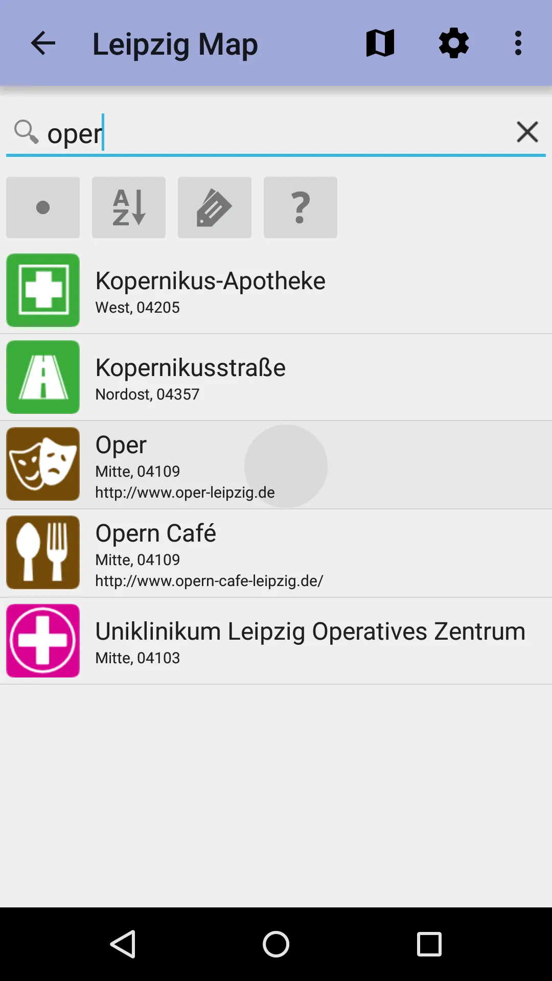 Leipzig Offline City Map Lite | Indus Appstore | Screenshot