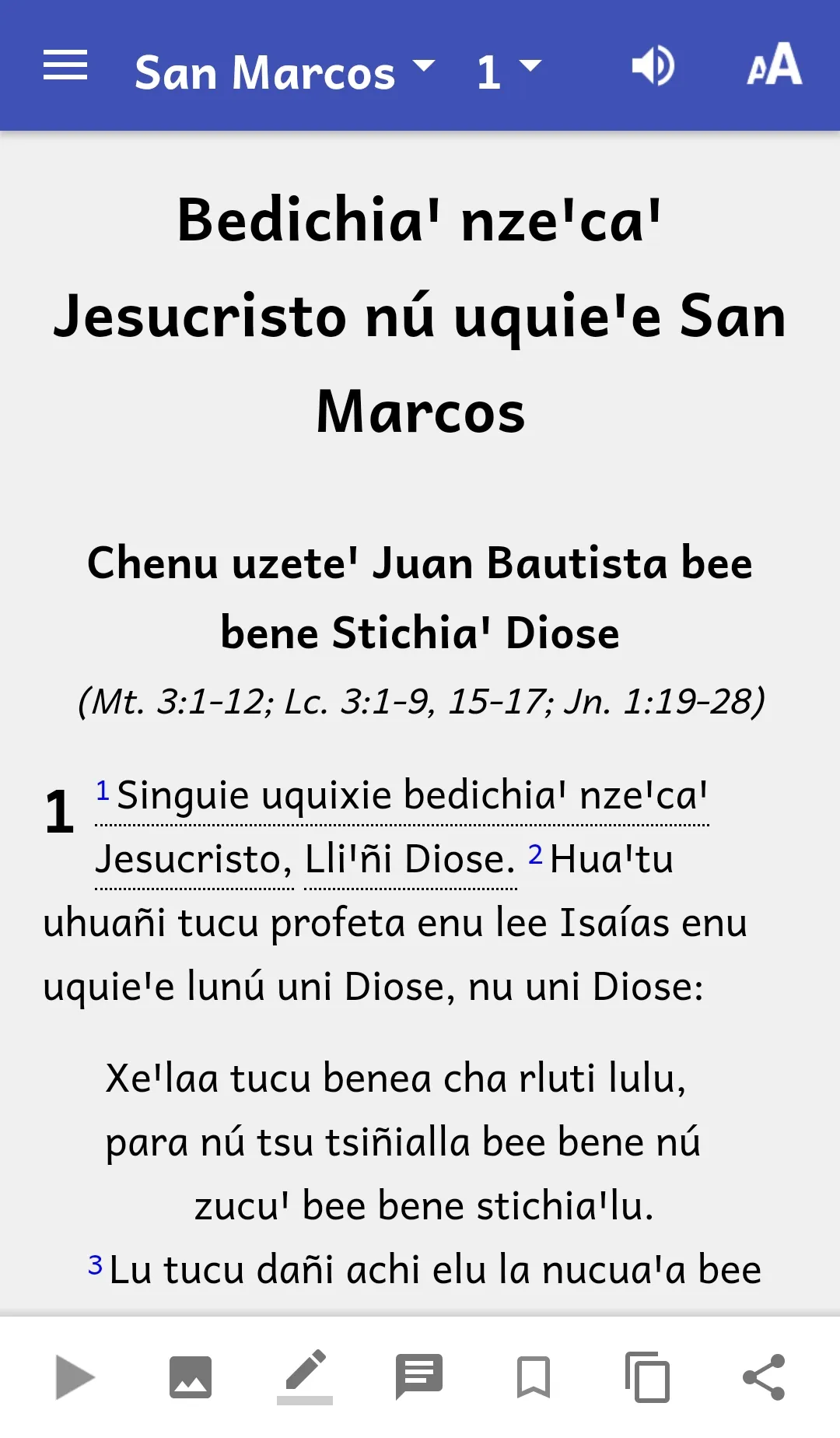 Zapoteco de Lachixío Bible | Indus Appstore | Screenshot