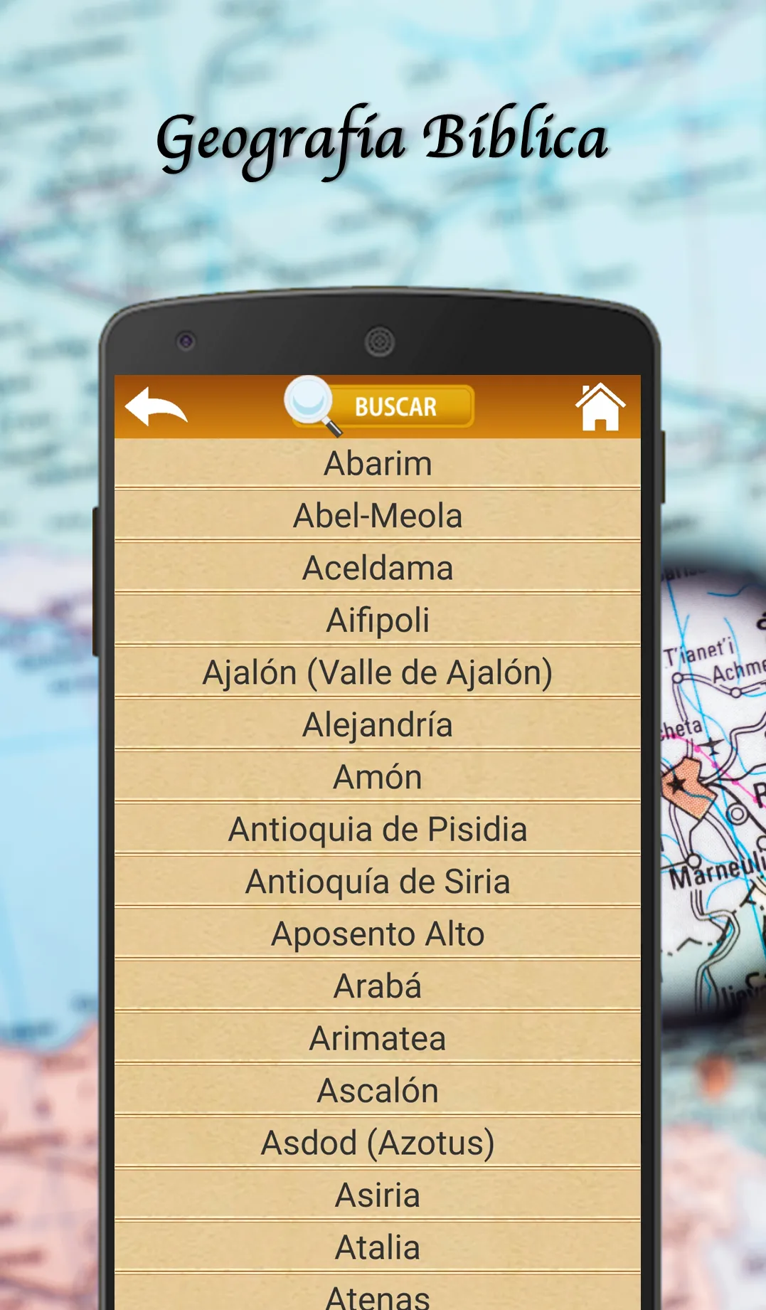 Geografía Bíblica | Indus Appstore | Screenshot