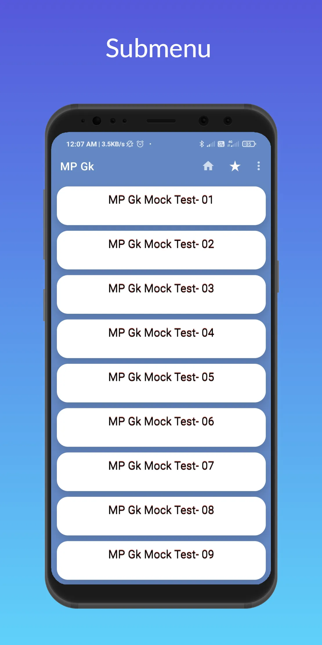 MP GK in Hindi - MCQ And Quiz | Indus Appstore | Screenshot