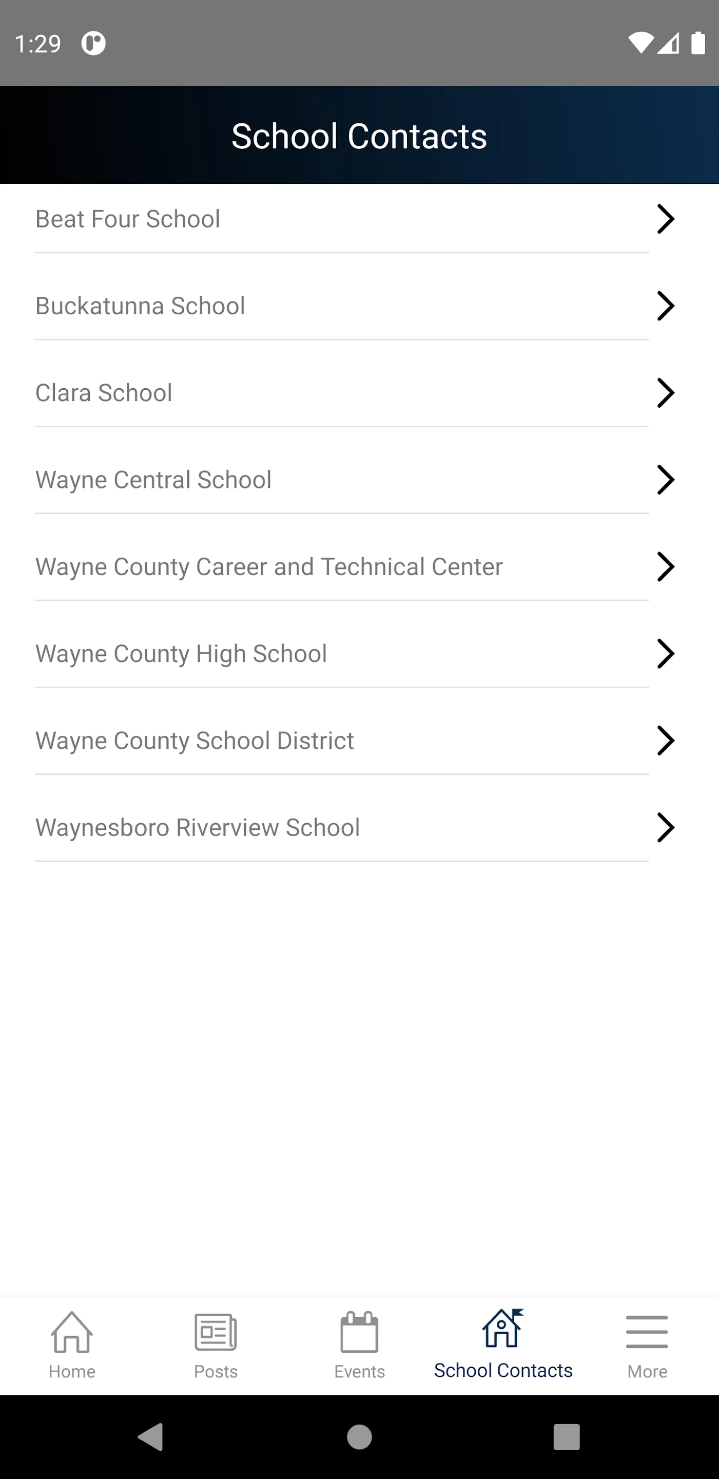 Wayne County School District | Indus Appstore | Screenshot