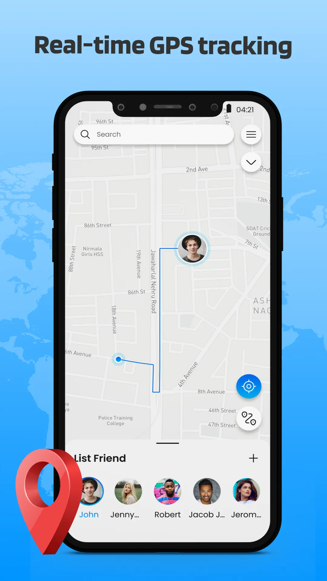 Phone Location Tracker via GPS | Indus Appstore | Screenshot