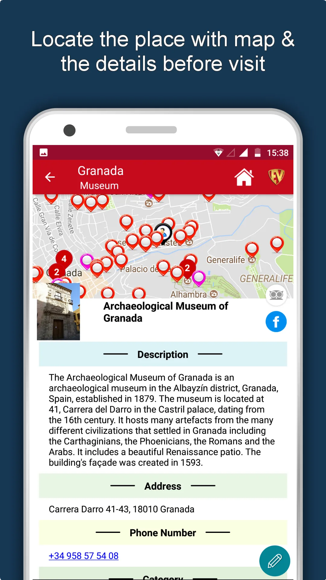 Granada Travel & Explore, Offl | Indus Appstore | Screenshot