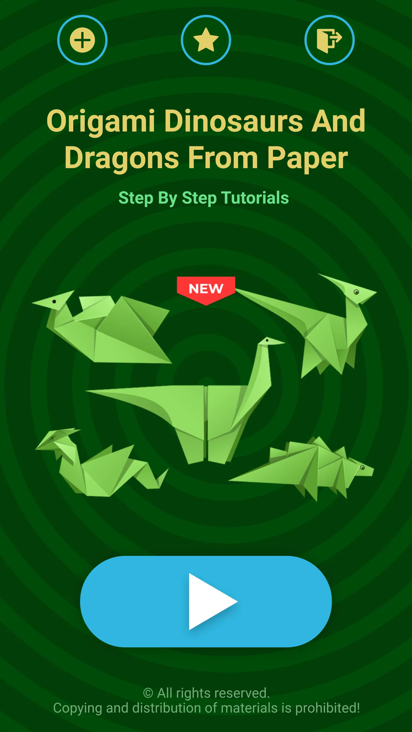 Origami Dinosaurs & Dragons | Indus Appstore | Screenshot