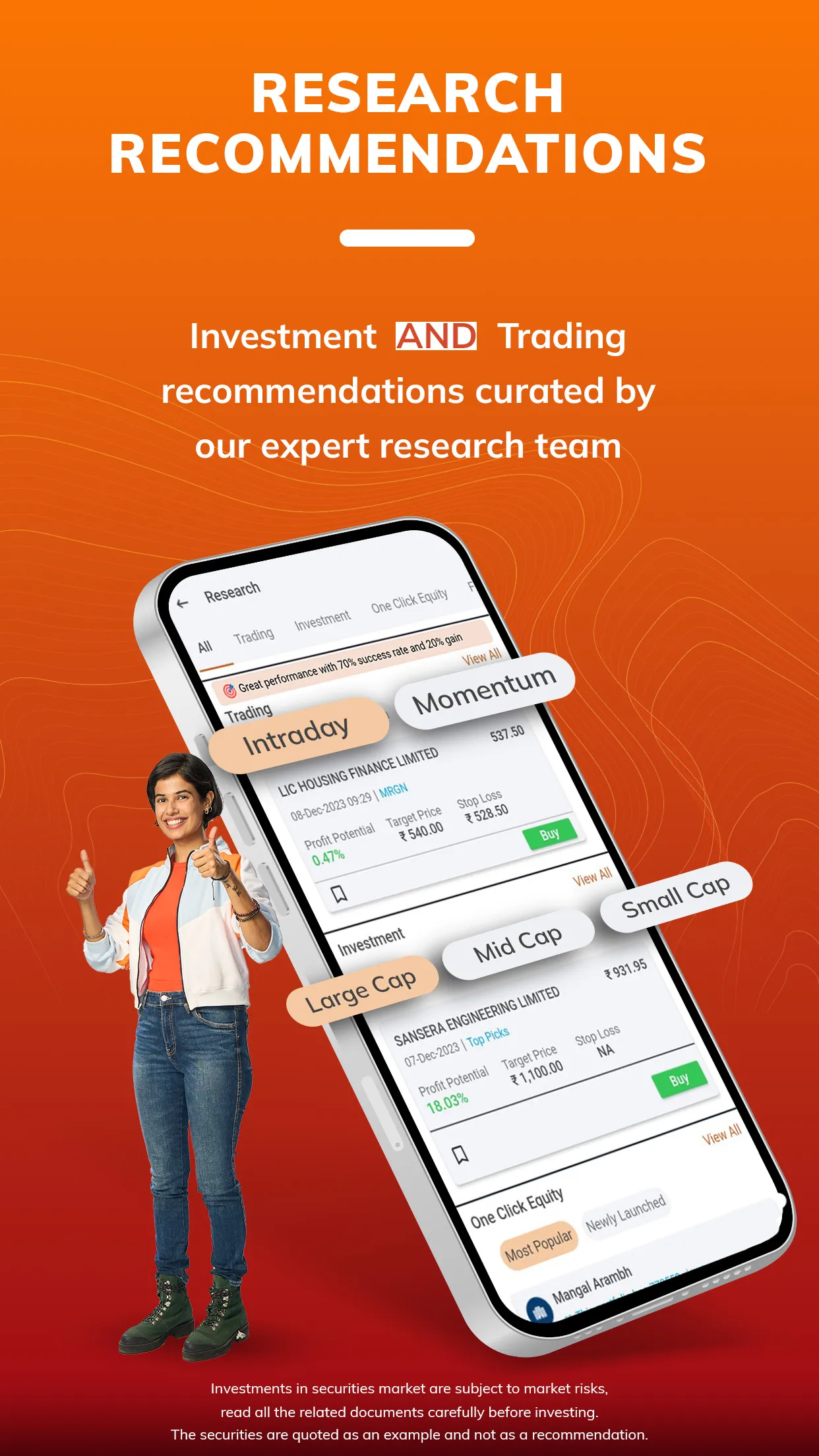 ICICIDirect: Stocks F&O MF IPO | Indus Appstore | Screenshot