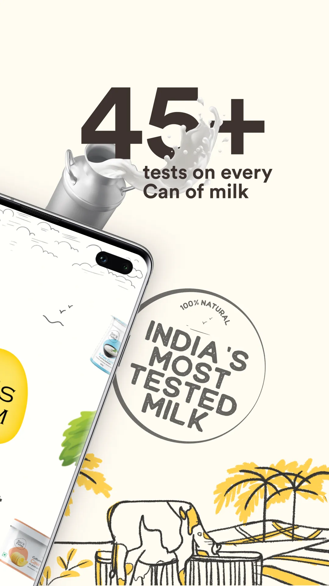 Sid’s Farm - Pure Tested Milk | Indus Appstore | Screenshot