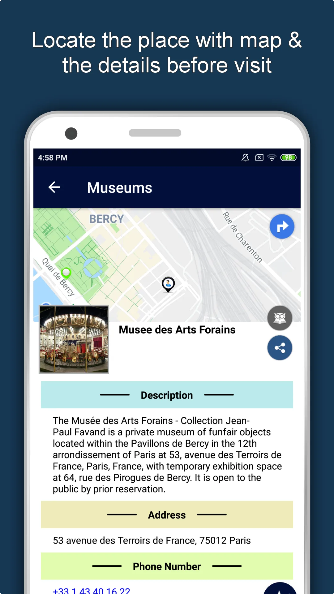 Paris Travel & Explore, Offlin | Indus Appstore | Screenshot